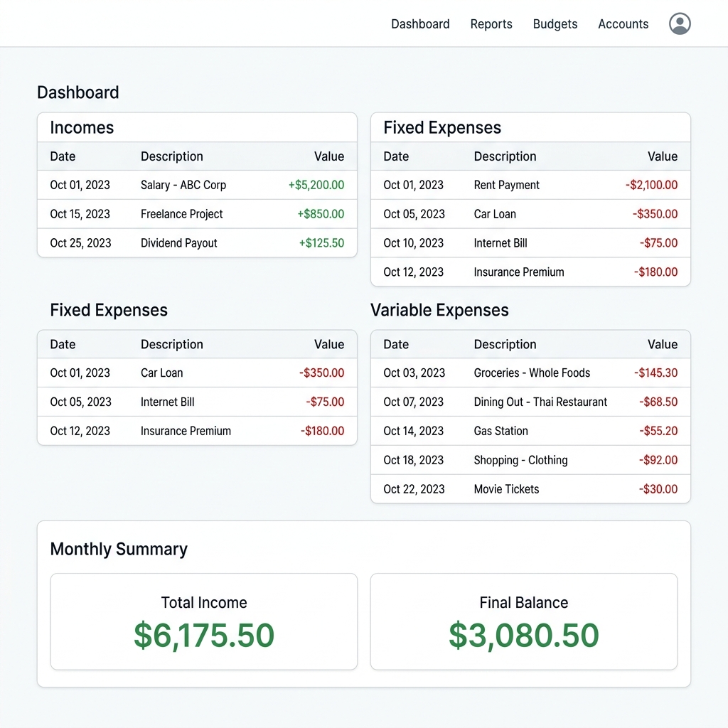 Planner Financeiro